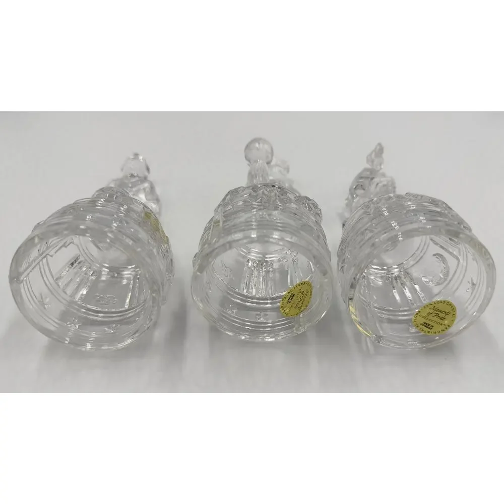 Princess House Crystal Figurines Moment of Pride Soccer Players 3pc Set